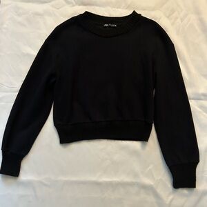 Zara Black Crew Neck Sweater